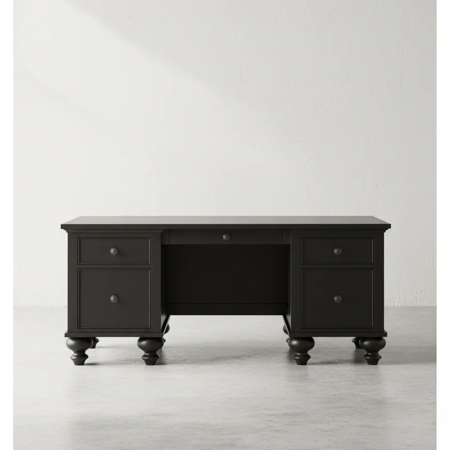penwood furniture georgetown executive desk face on horizontal