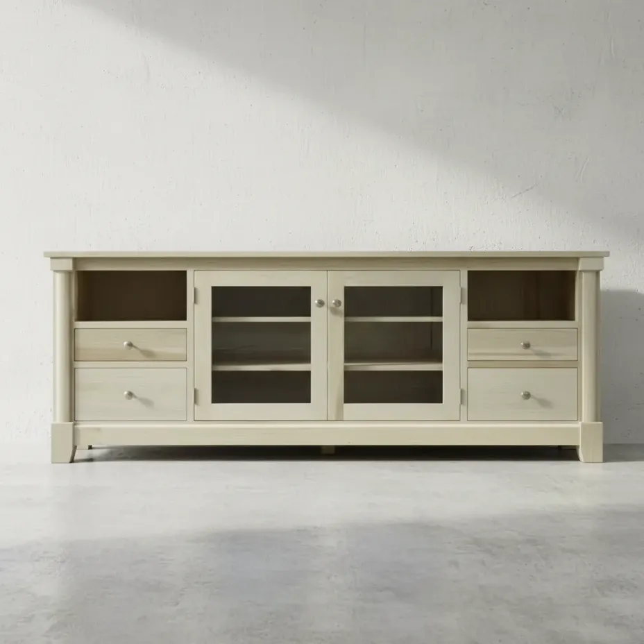 penwood furniture hudson media stand x84tv face on horizontal