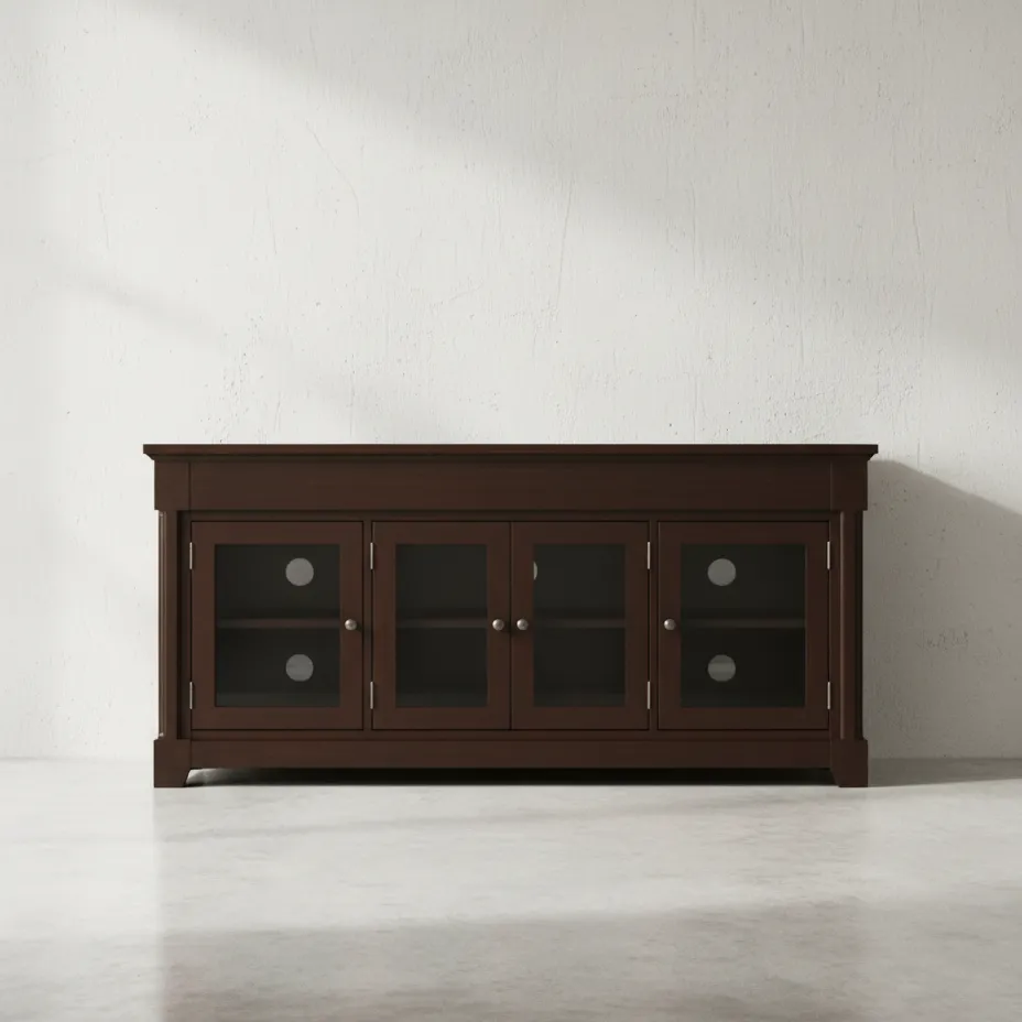 penwood furniture hudson valley media stand hv72 face on horizontal