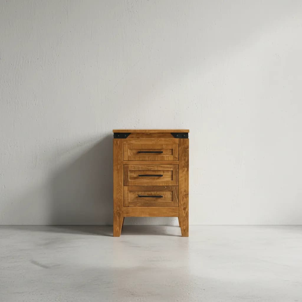 penwood furniture kenora 3 drawer night stand face on horizontal