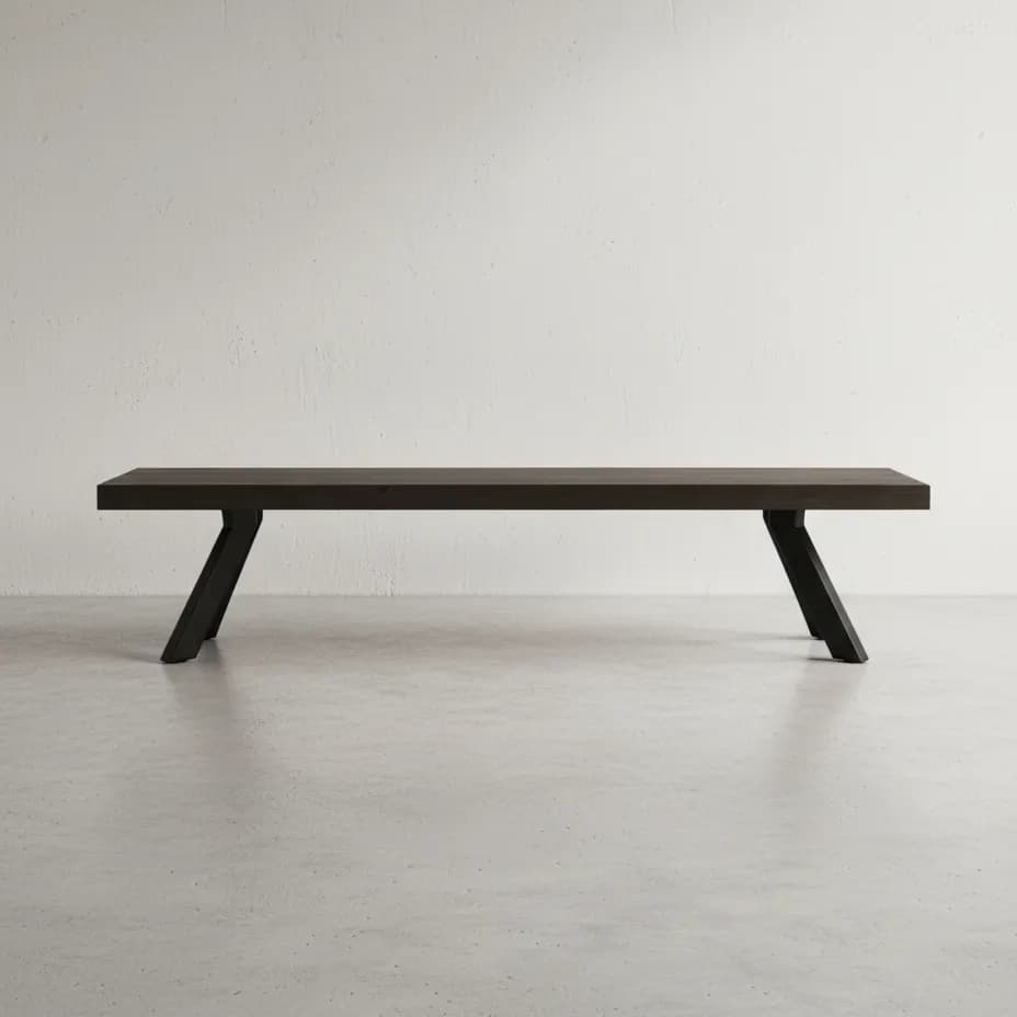 penwood furniture maxwell dining bench face on horizontal