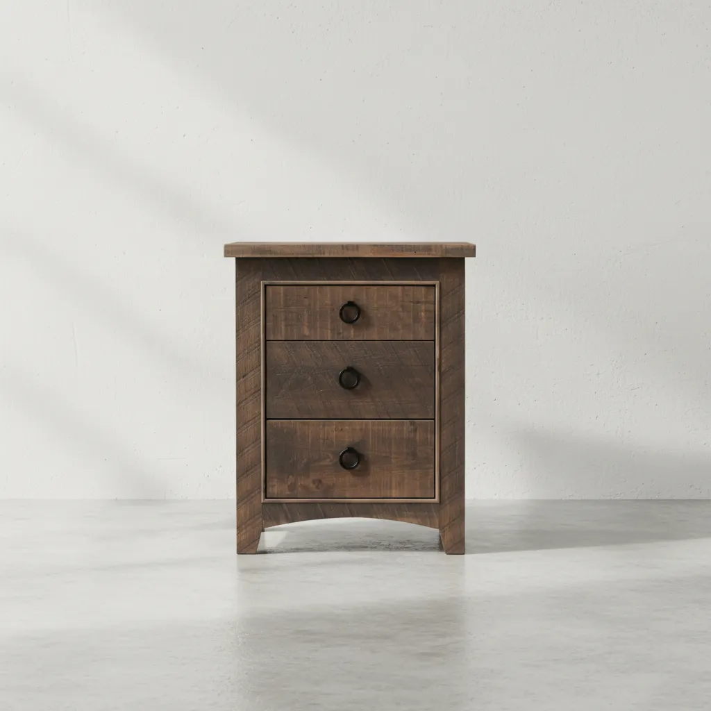 penwood furniture renoa 3 drawer night stand face on horizontal