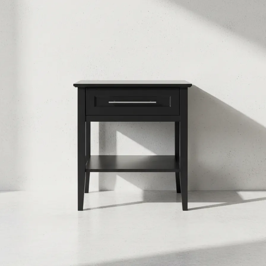 penwood furniture stockholm open nightstand face on horizontal