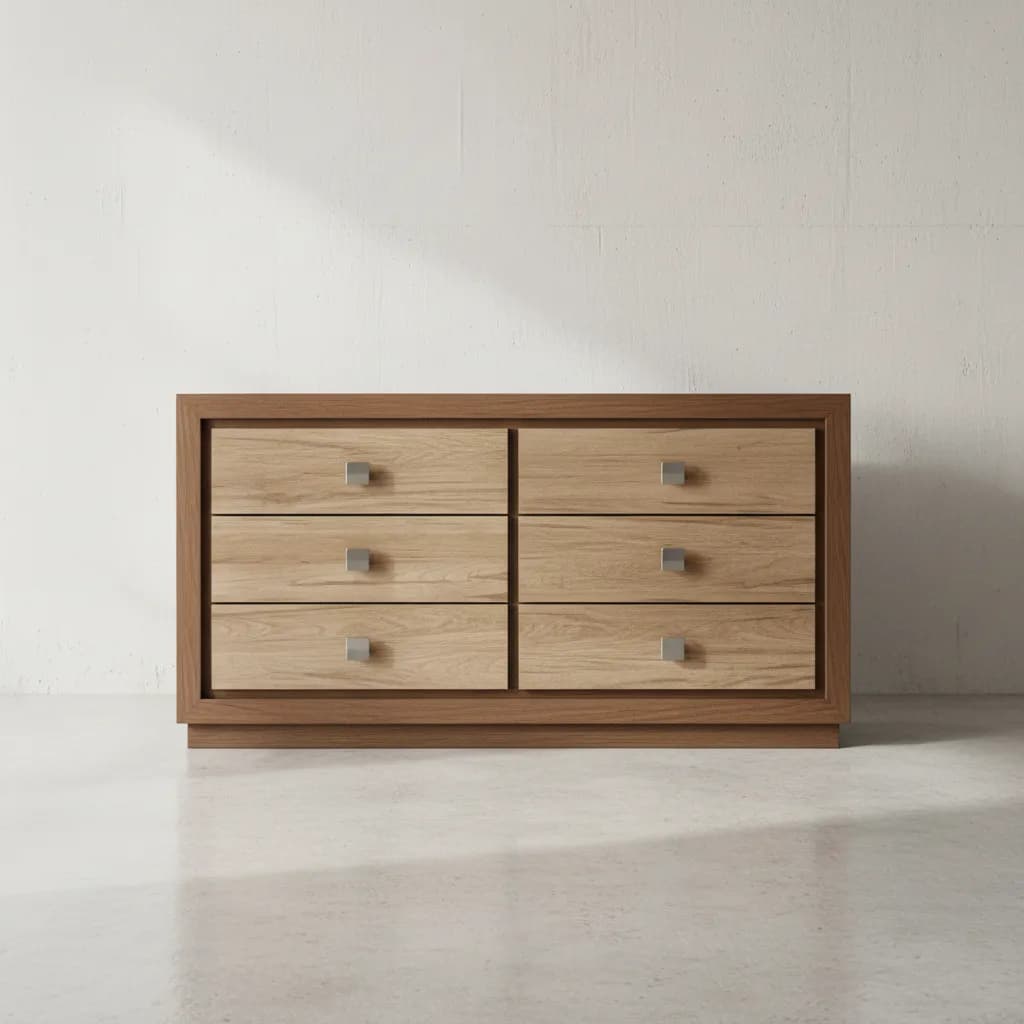 penwood furniture thornloe 6 drawer dresser face on horizontal
