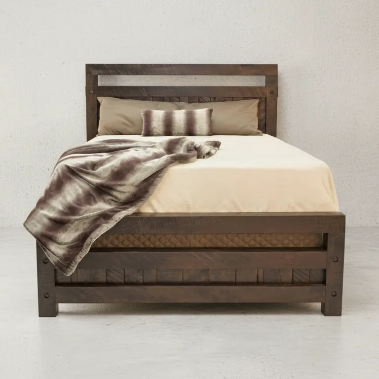 penwood furniture timber bed face on horizontal