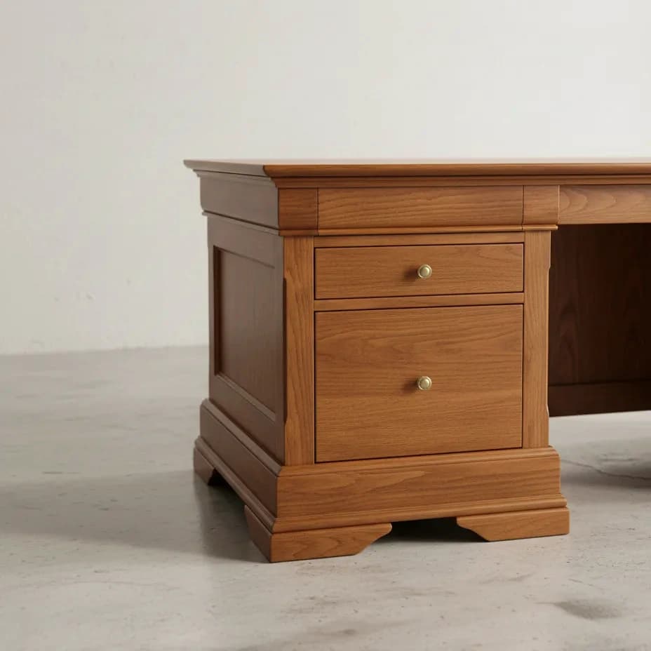 penwood furniture phillipe executive desk medium close up