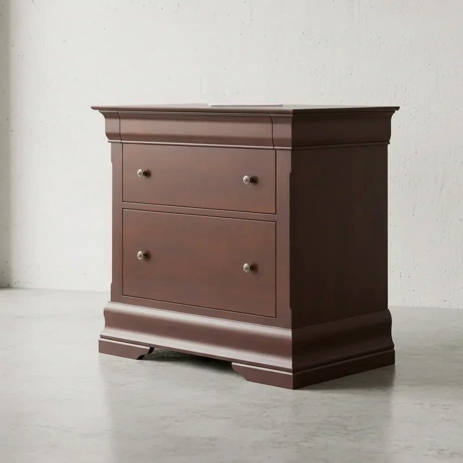 penwood furniture phillipe file cabinet 2 drawers 45 degree angle