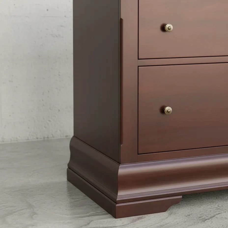 penwood furniture phillipe file cabinet 2 drawers medium close up