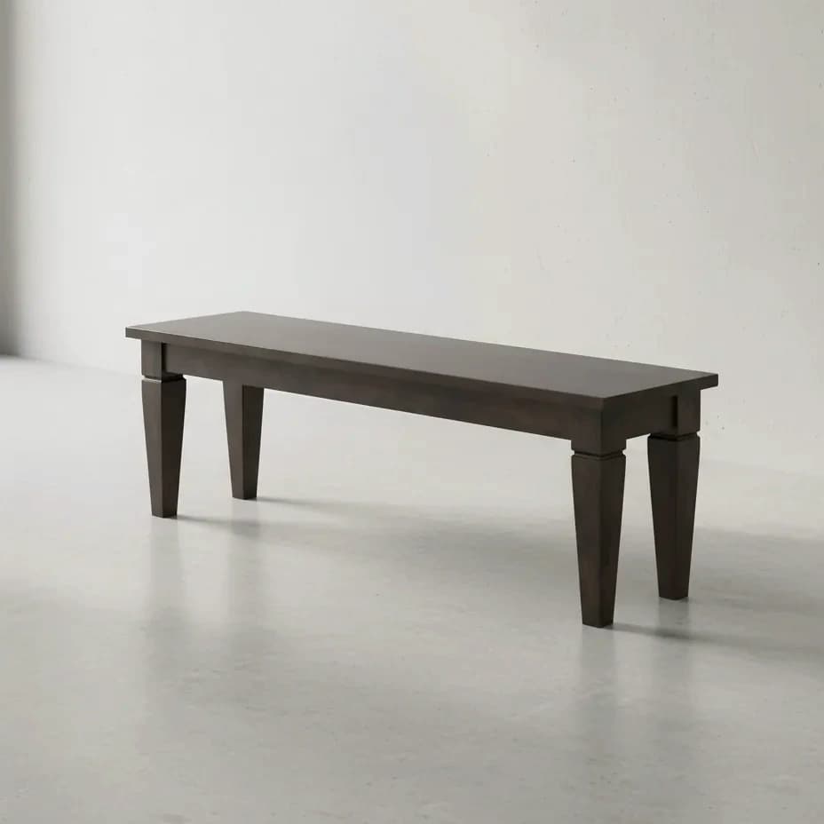 penwood furniture reesor dining bench 45 degree angle