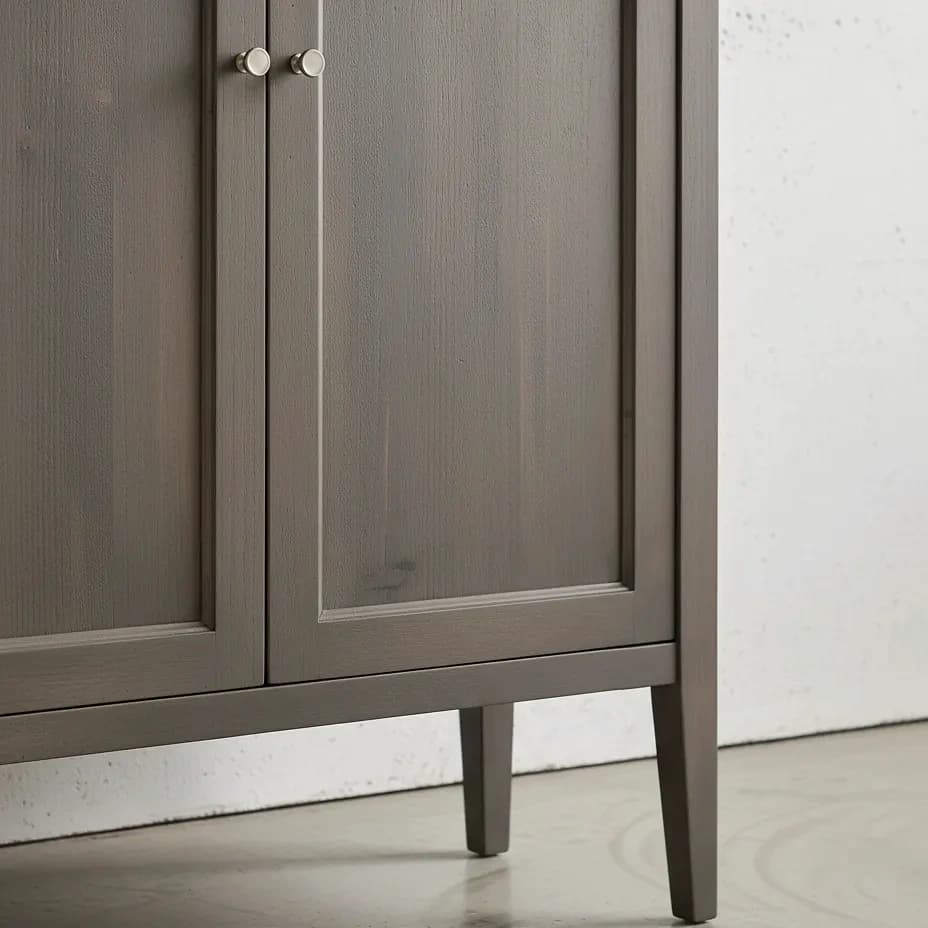 penwood furniture stockholm bookcase with doors medium close up