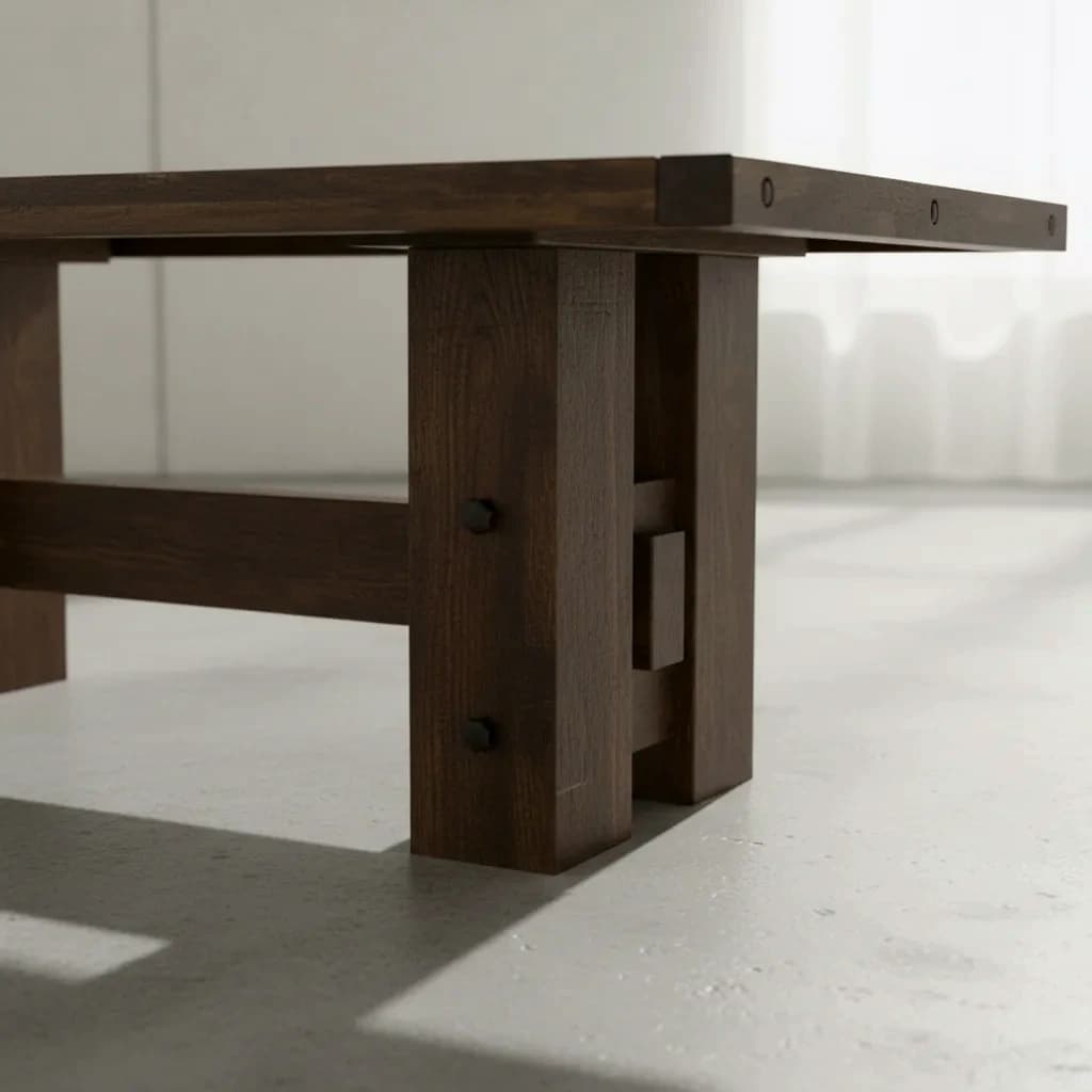 penwood furniture stokenham dining table medium close up