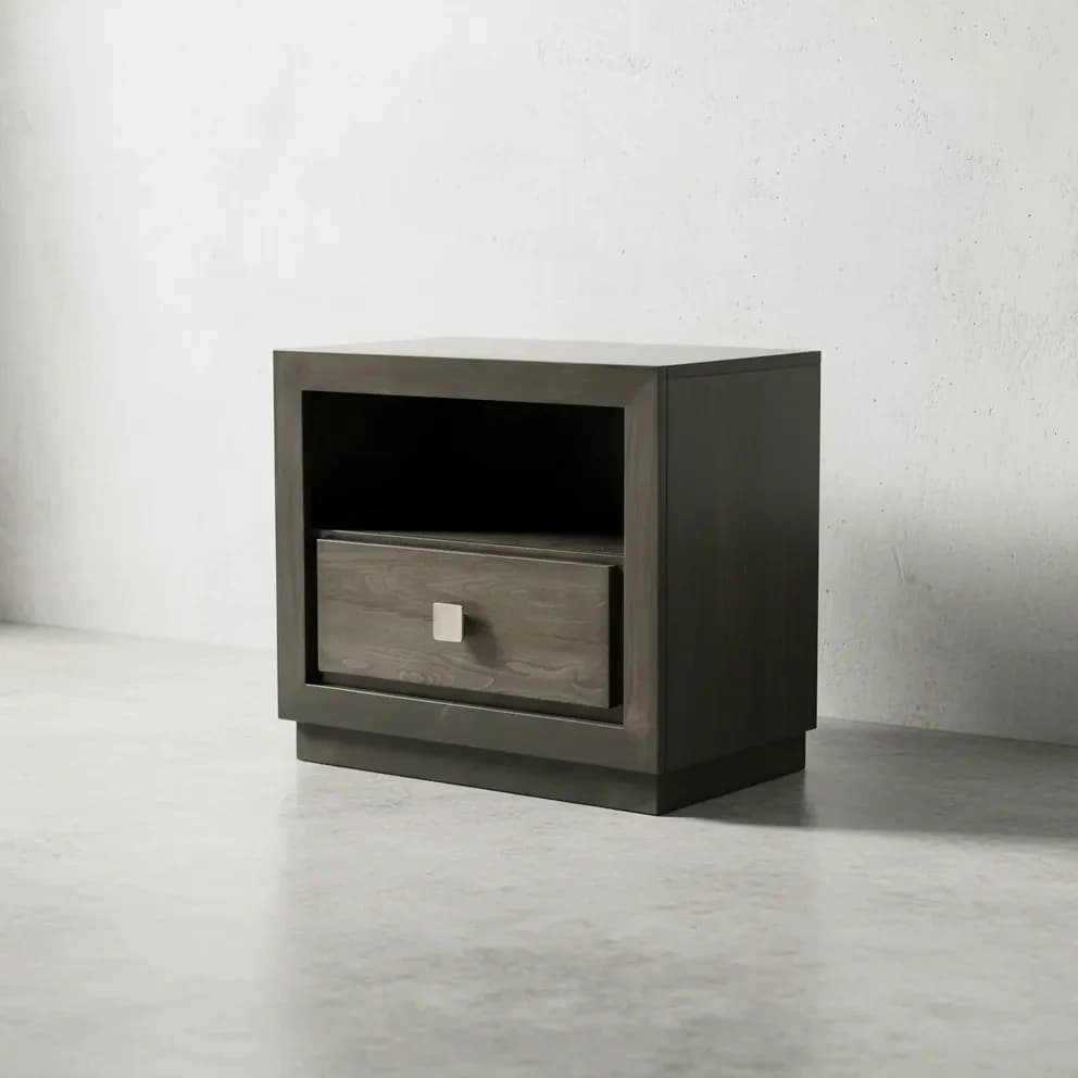 penwood furniture thornloe 1 drawer nightstand 45 degree angle