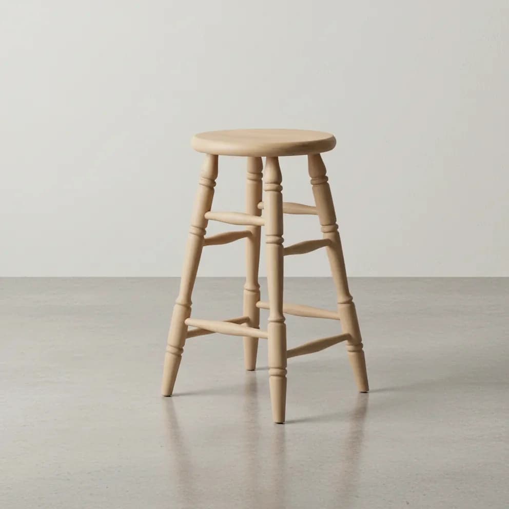 penwood furniture turned leg stool 45 degree angle