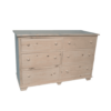 Nith River Rustic 6 Drawer Dresser