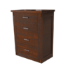 Homestead 4 Drawer Highboy