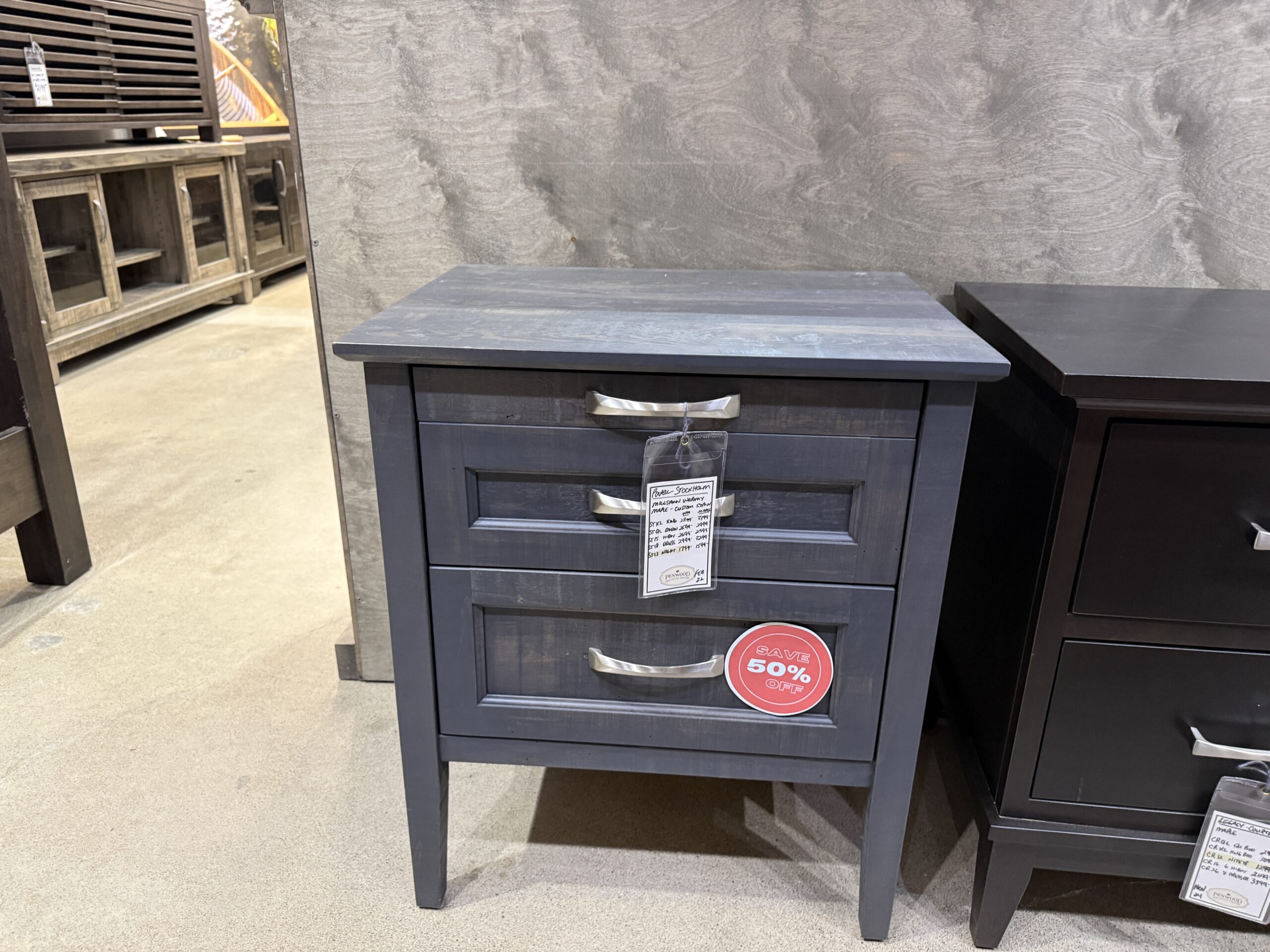 Clearance Solid Wood Furniture - Stockholm N/S