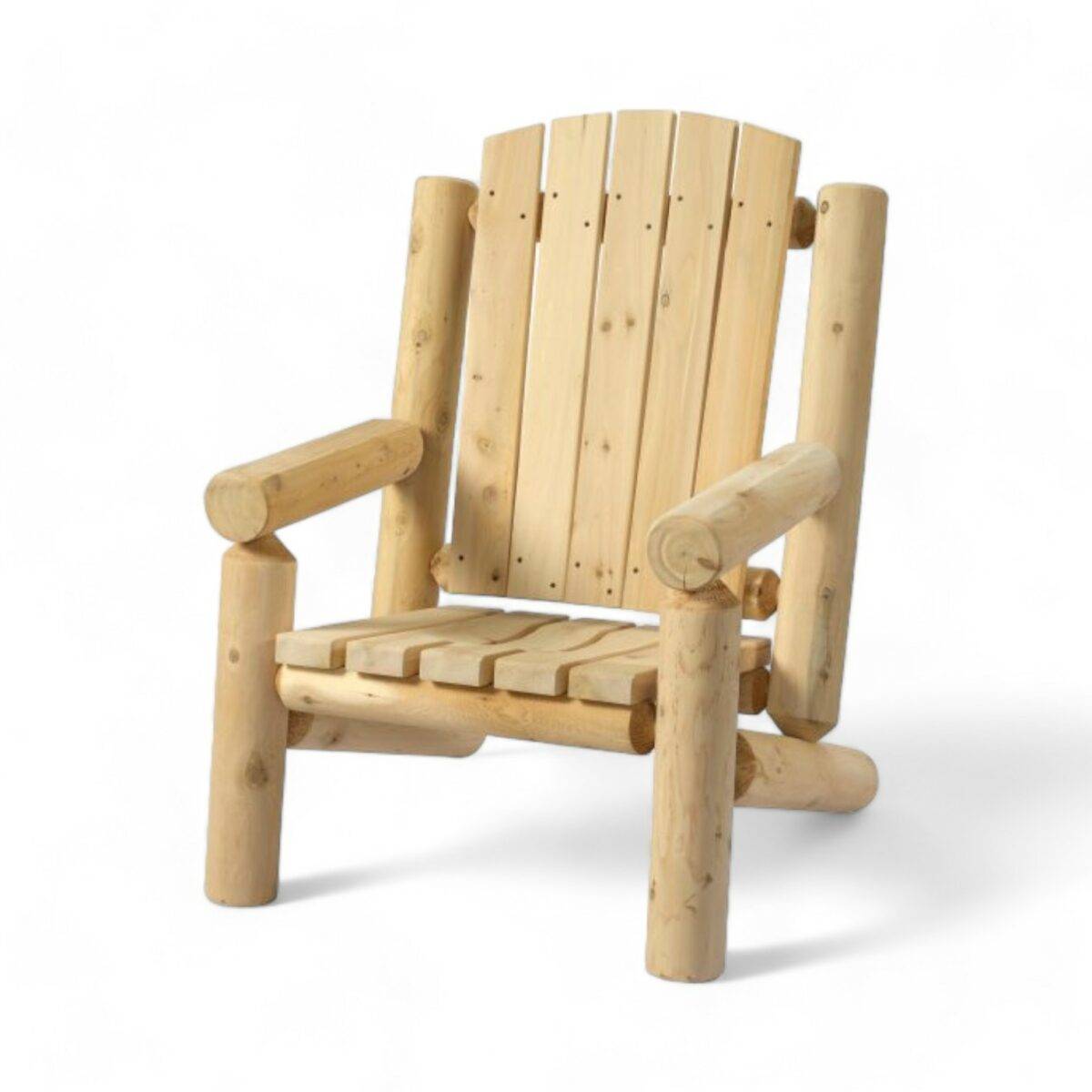adirondack log chair l214 martins custom woodwork 600x600 Photoroom