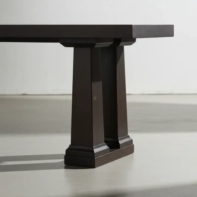 penwood furniture acropolis dining bench medium close up