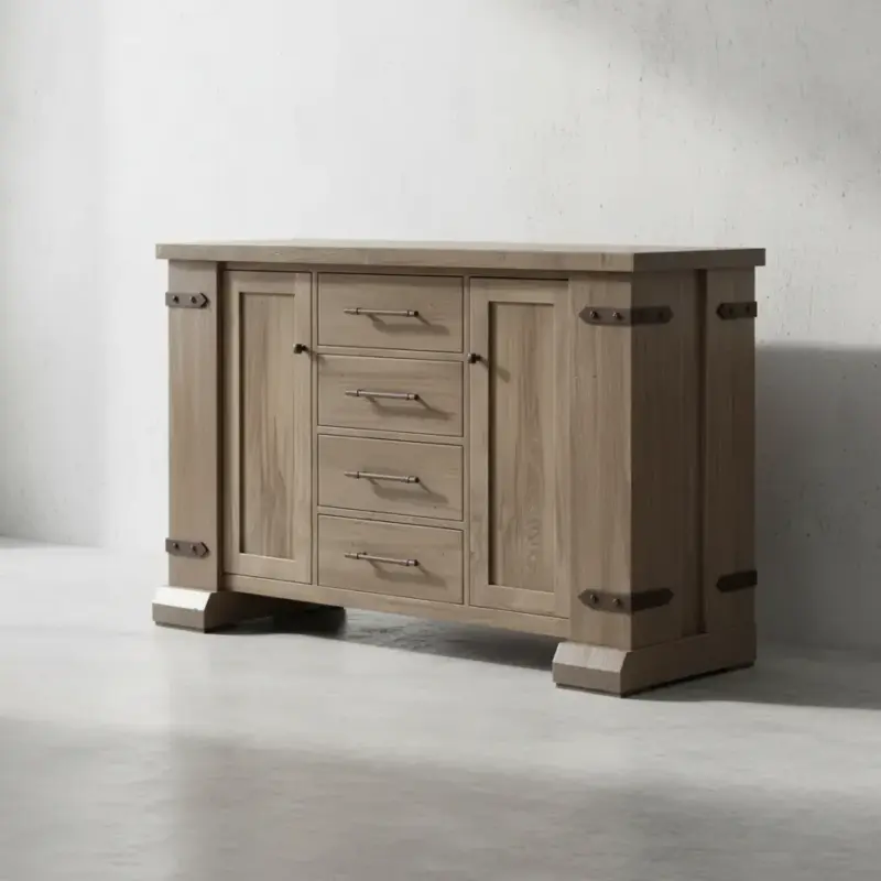 penwood furniture acton central dining sideboard 45 degree angle