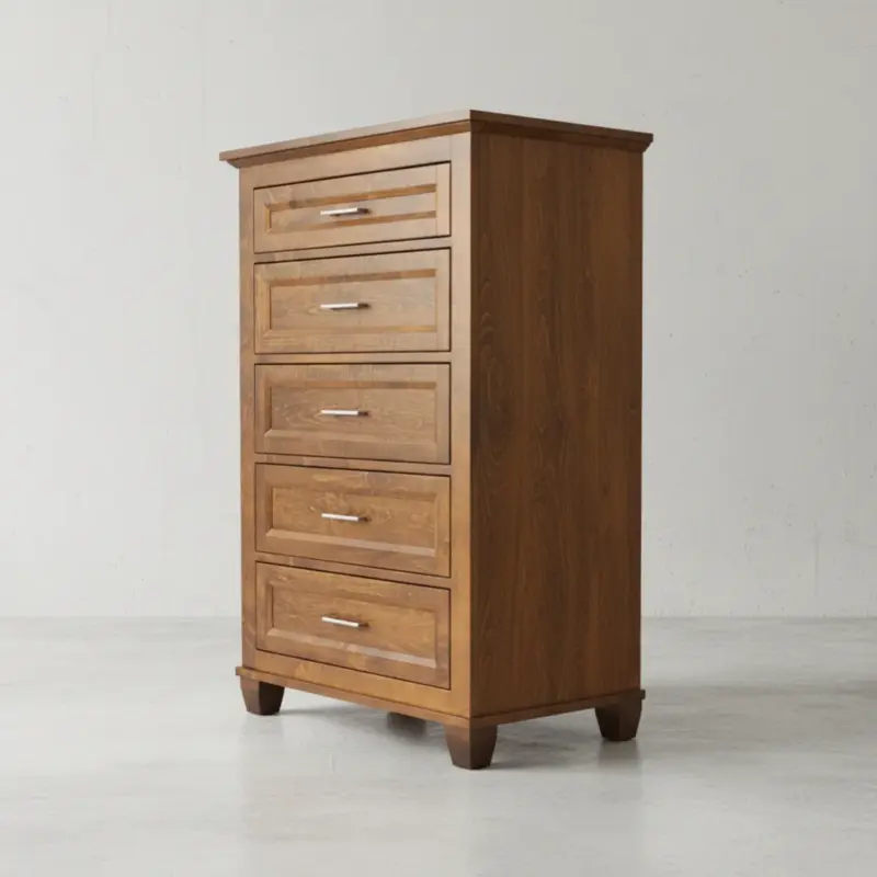 penwood furniture algonquin 5 drawer high boy 45 degree angle