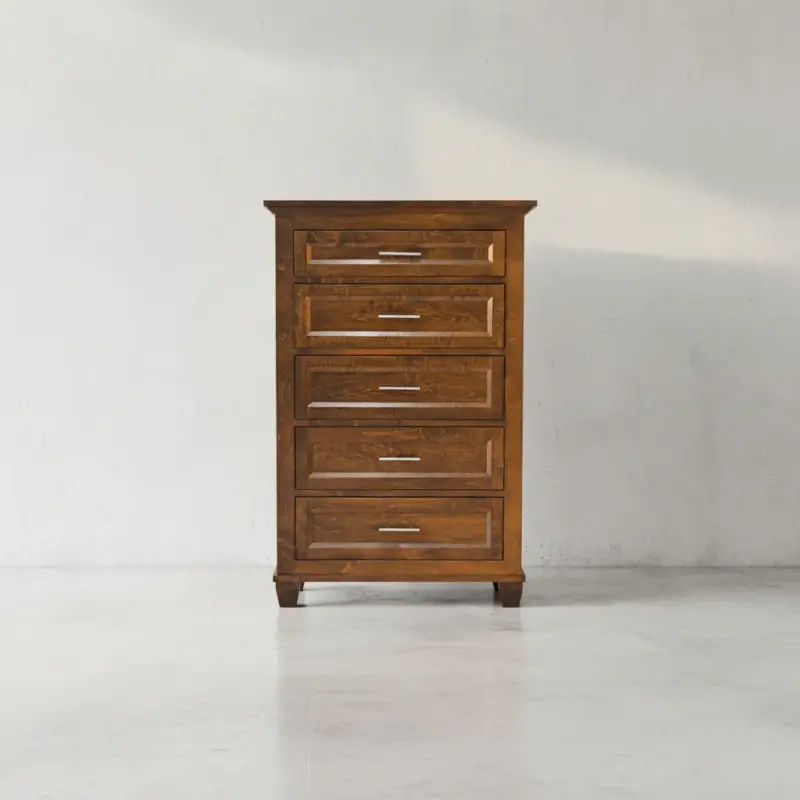 penwood furniture algonquin 5 drawer high boy face on horizontal