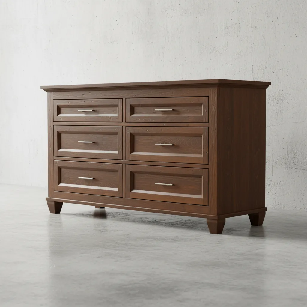 penwood furniture algonquin 6 drawer dresser 45 degree angle