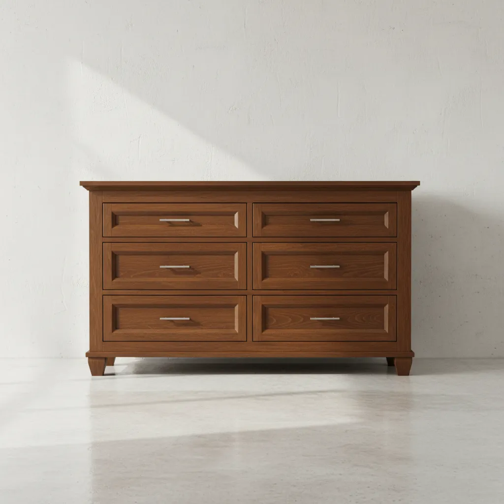 penwood furniture algonquin 6 drawer dresser face on horizontal