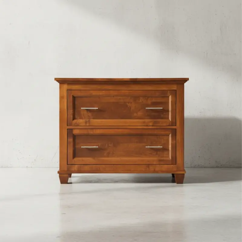 penwood furniture algonquin file cabinet face on horizontal