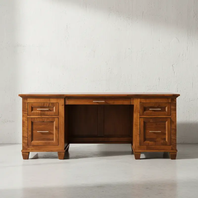 penwood furniture algonquin office desk a2875 face on horizontal