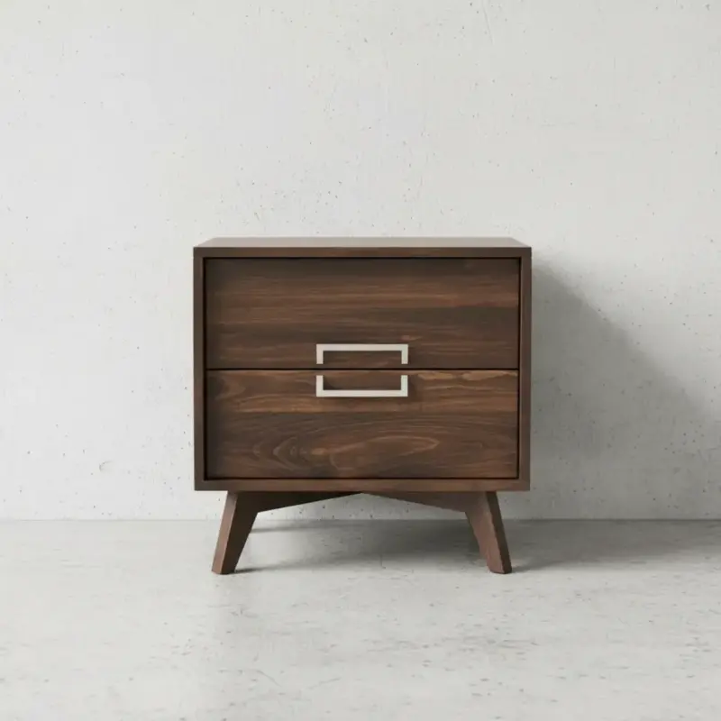 penwood furniture avenue 2 drawer night stand face on horizontal