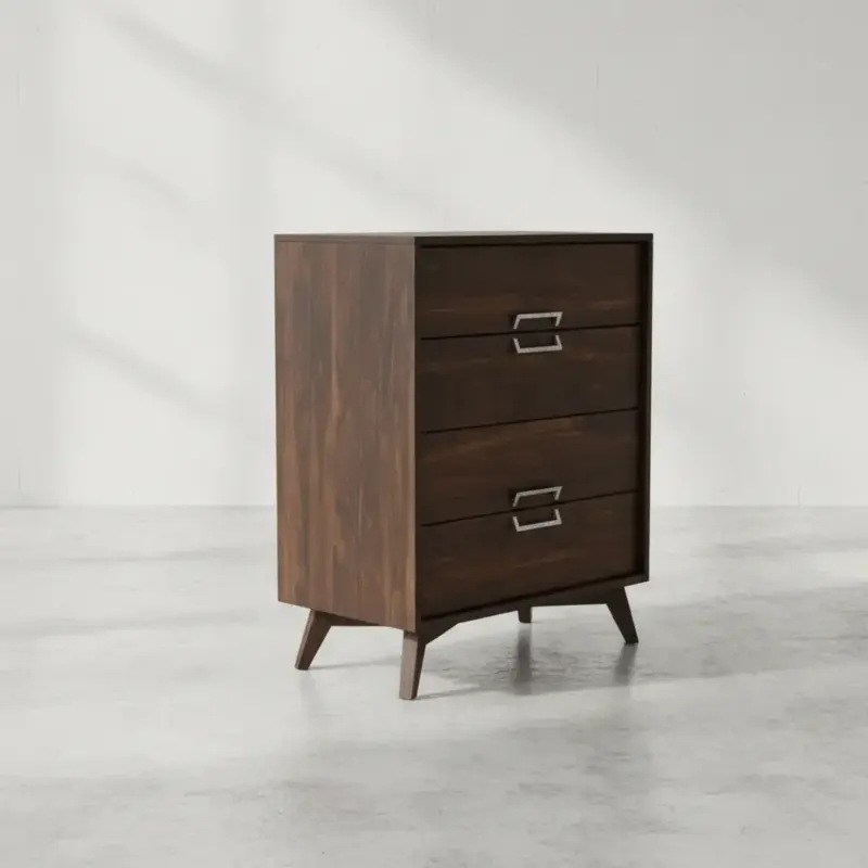 penwood furniture avenue 4 drawer highboy 45 degree angle