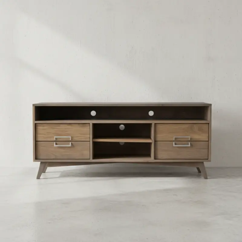 penwood furniture avenue media stand face on horizontal