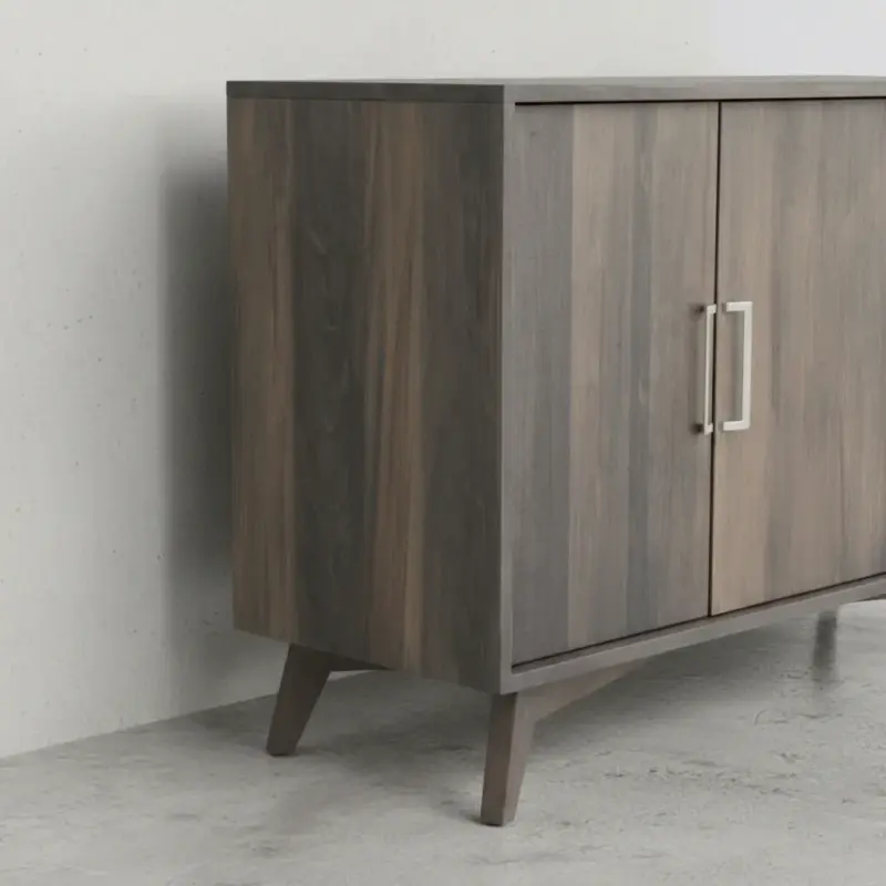 penwood furniture avenue sideboard 4 drawers 2 doors medium close up