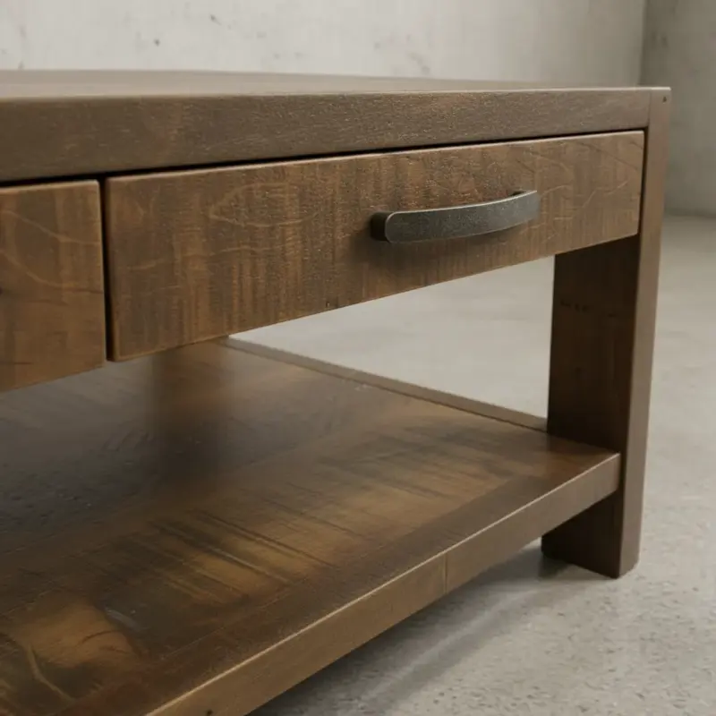 penwood furniture backwoods coffee table medium close up