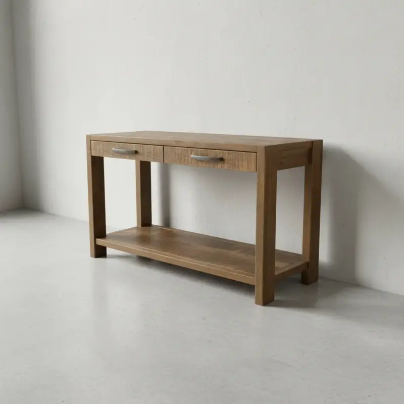 penwood furniture backwoods sofa table 45 degree angle