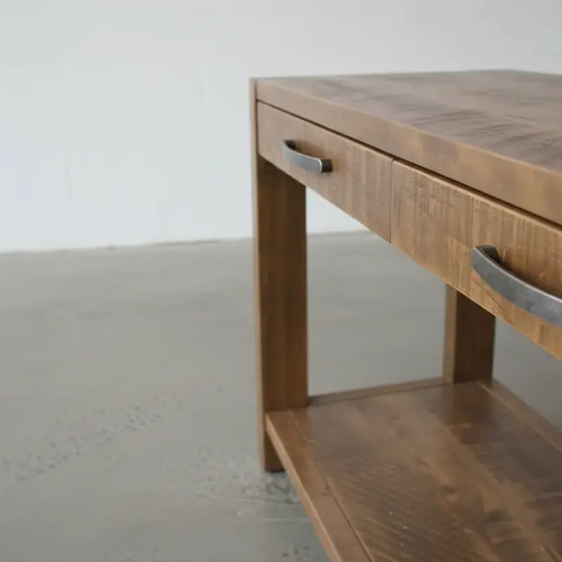 penwood furniture backwoods sofa table medium close up