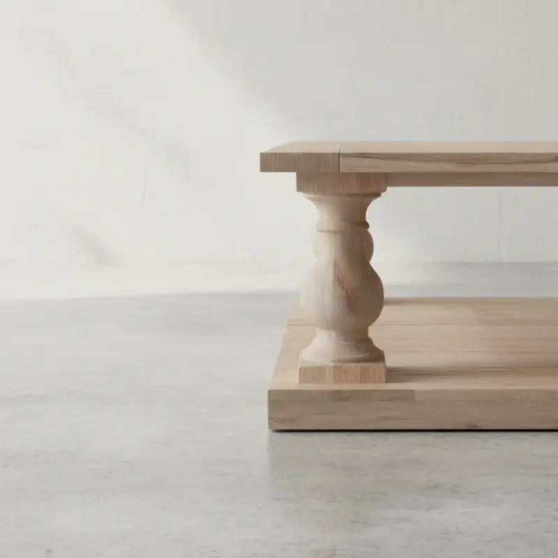 penwood furniture balustrade coffee table medium close up