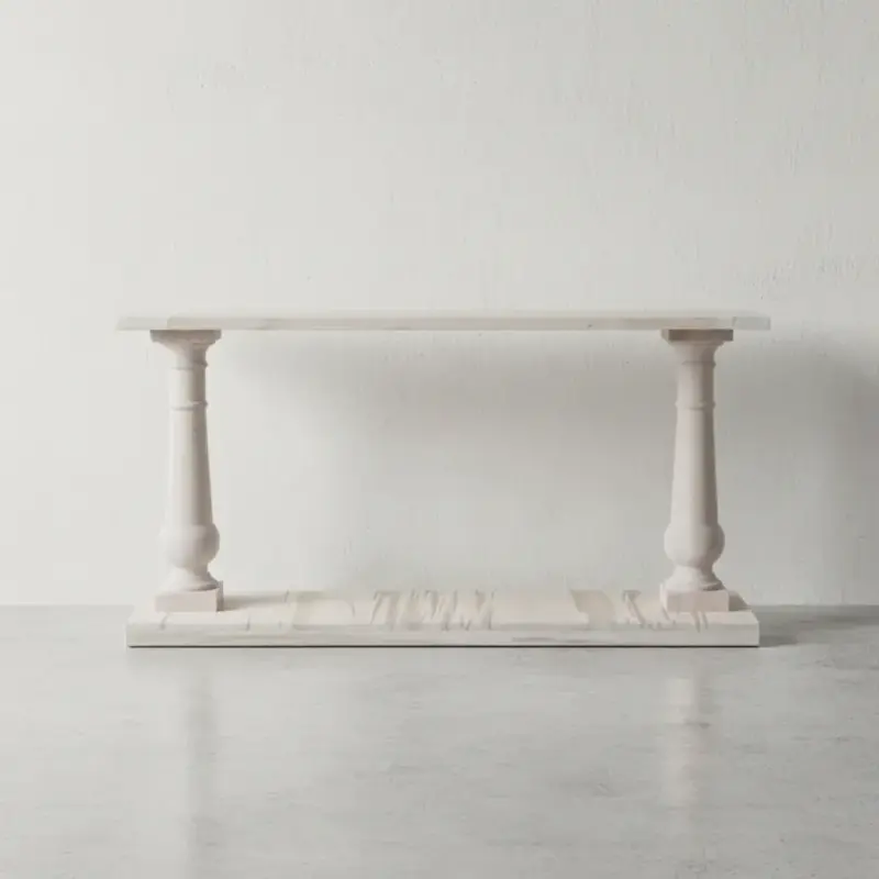 penwood furniture balustrade sofa table face on horizontal