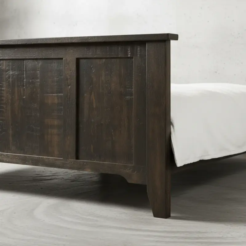 penwood furniture bancroft bed high footboard medium close up
