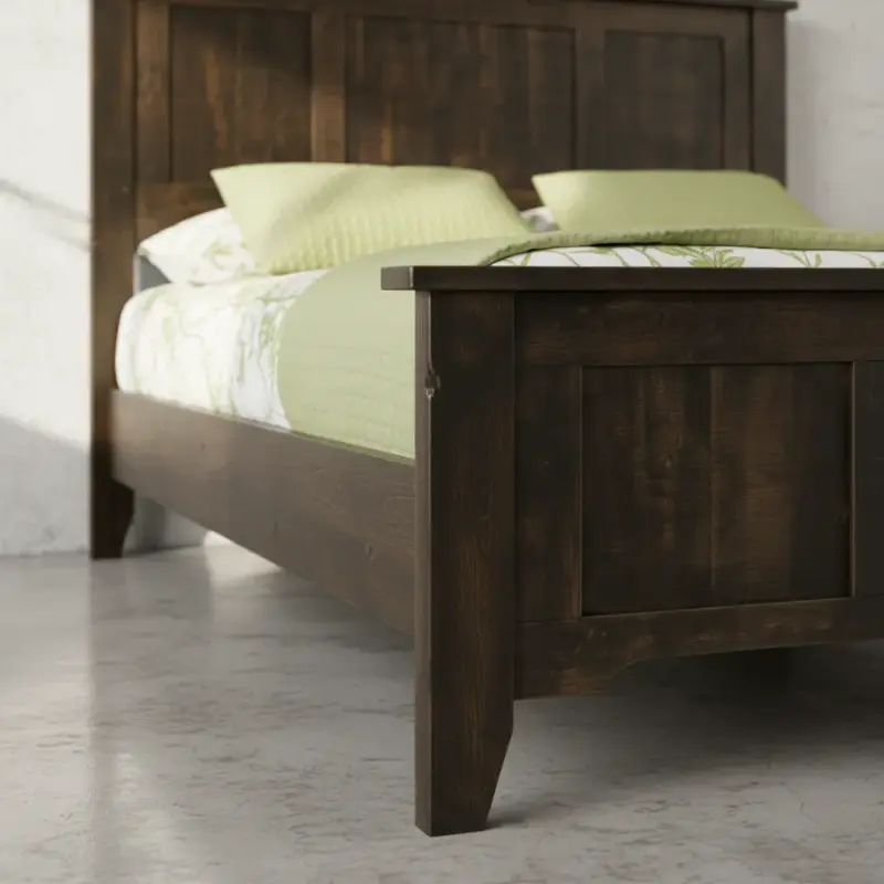 penwood furniture bancroft bed low footboard medium close up