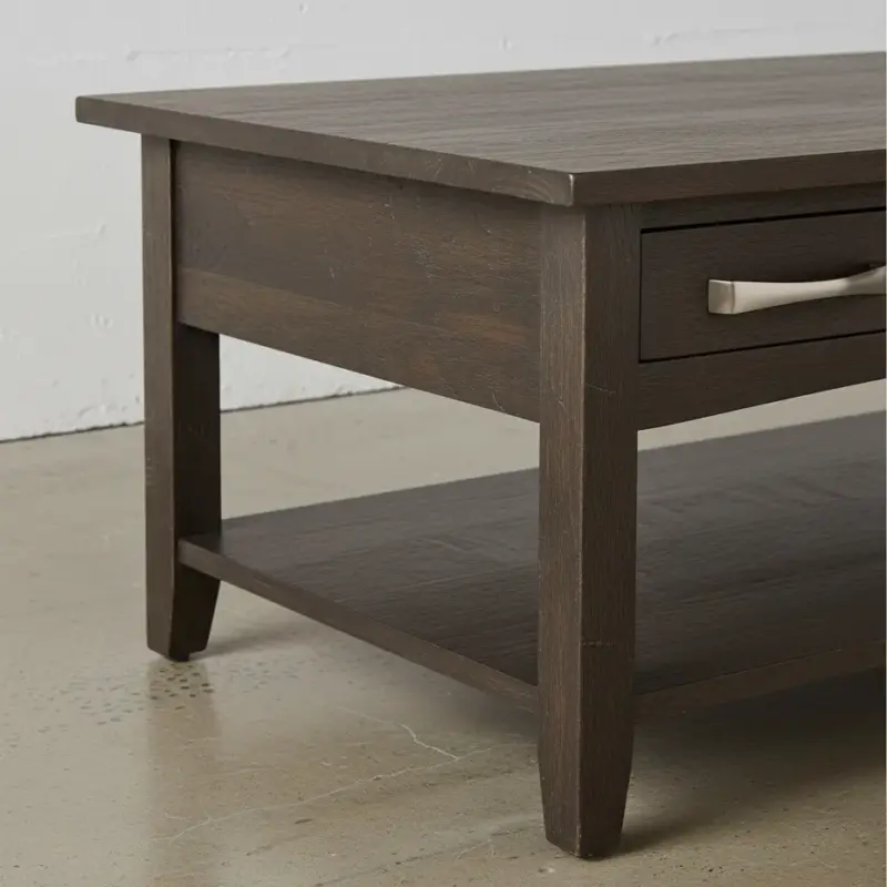 penwood furniture bancroft coffee table medium close up