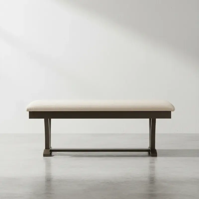 penwood furniture bancroft dining bench face on horizontal
