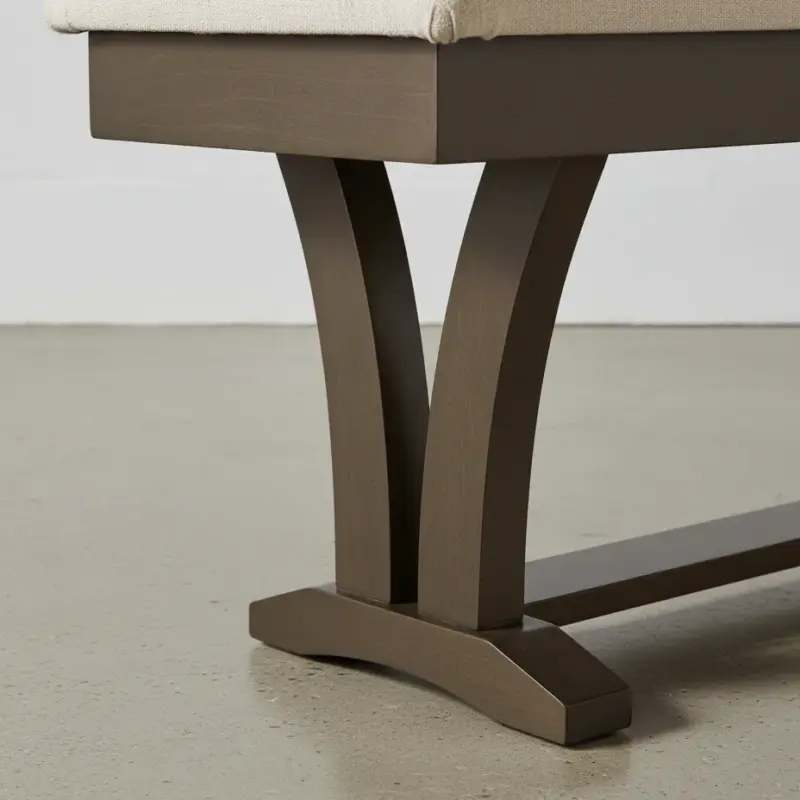 penwood furniture bancroft dining bench medium close up