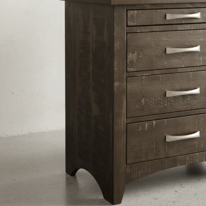 penwood furniture bancroft night stand 4 drawers medium close up