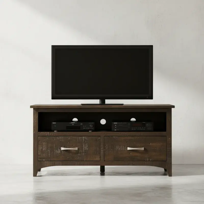 penwood furniture bancroft tv stand 48 face on horizontal