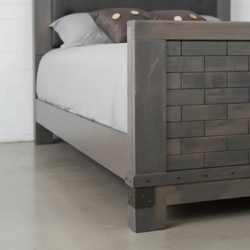 penwood furniture barrelworks bed high footboard medium close up