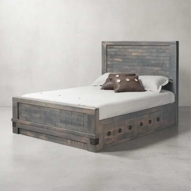 penwood furniture barrelworks condo bed 45 degree angle