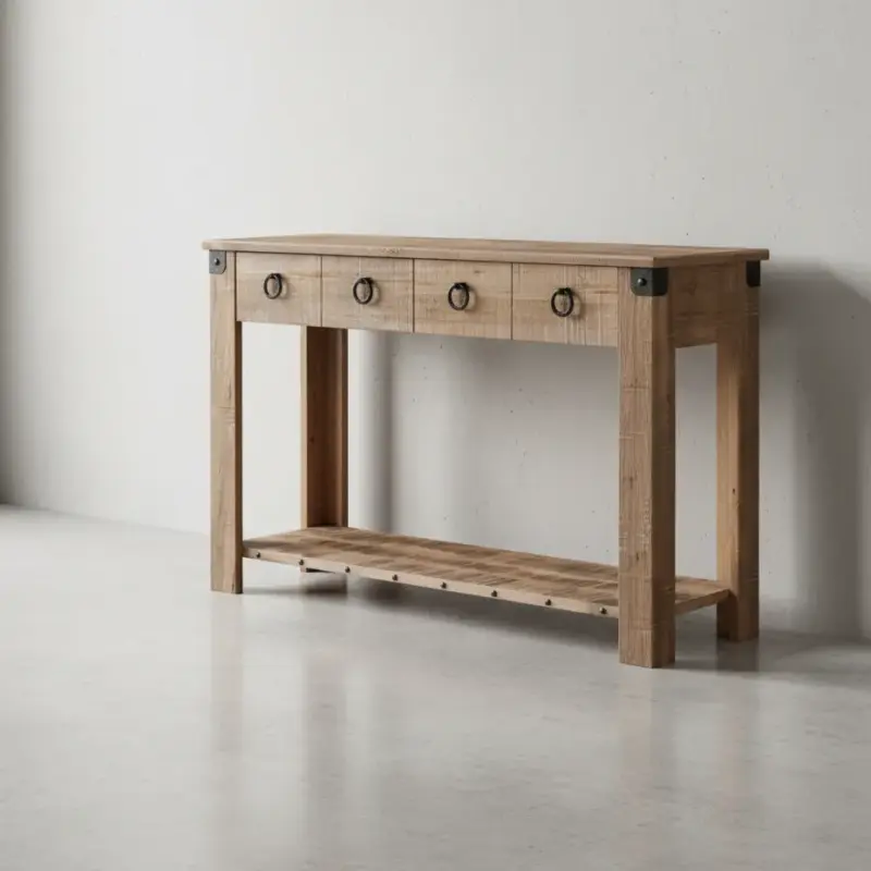 penwood furniture barrelworks sofa table 45 degree angle