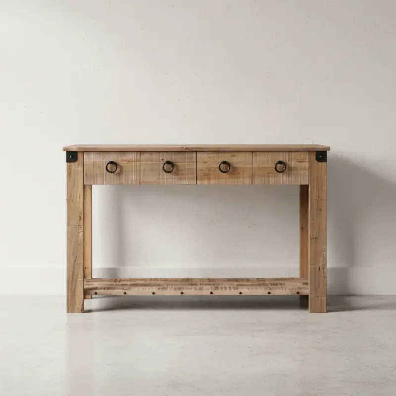 penwood furniture barrelworks sofa table face on horizontal