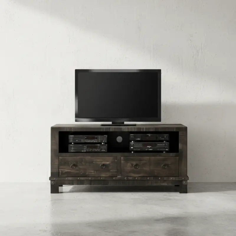 penwood furniture barrelworks tv stand 48 face on horizontal